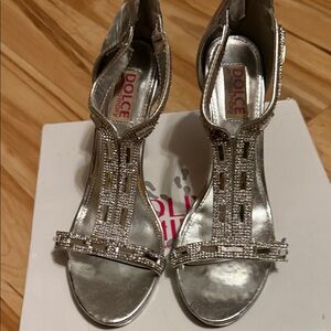 Silver Women's High Heels